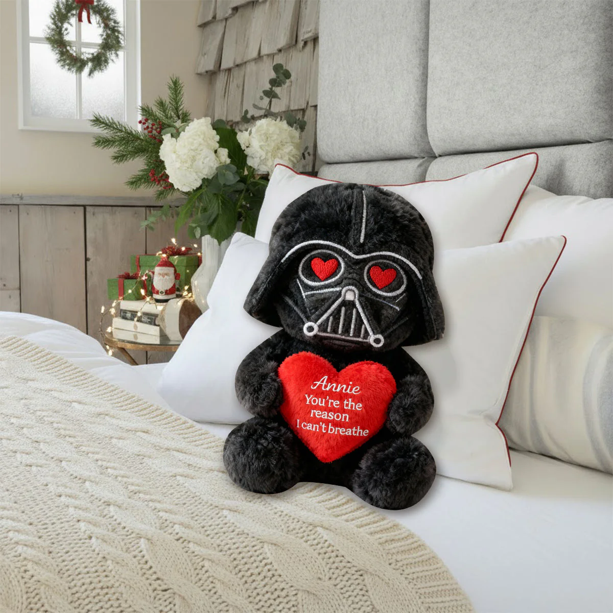 You're The Reason I Can't Breathe - Personalized The Force Shaped Pillow