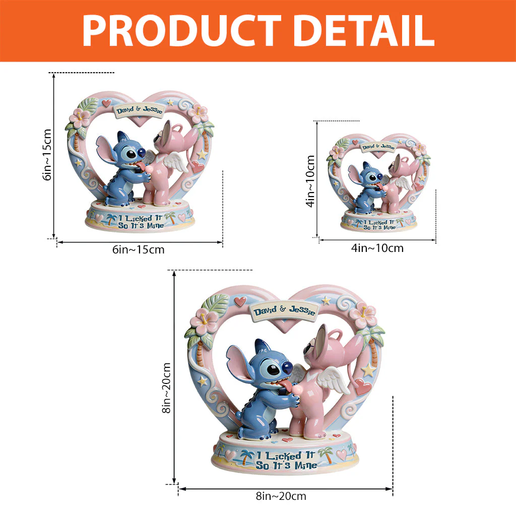 I Licked It So It's Mine - Personalized Ohana Custom Shaped Acrylic Plaque
