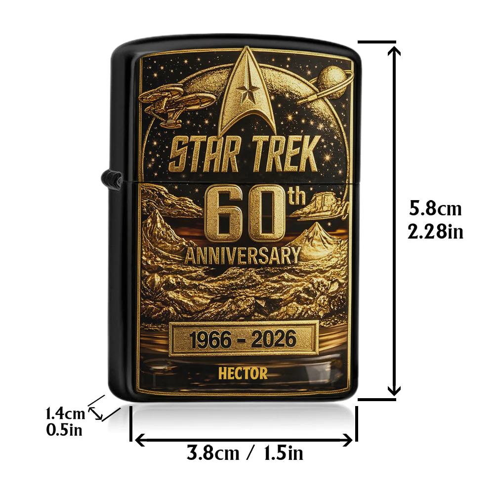 Final Frontier 60th Anniversary - Personalized Star Fleet Lighter Case
