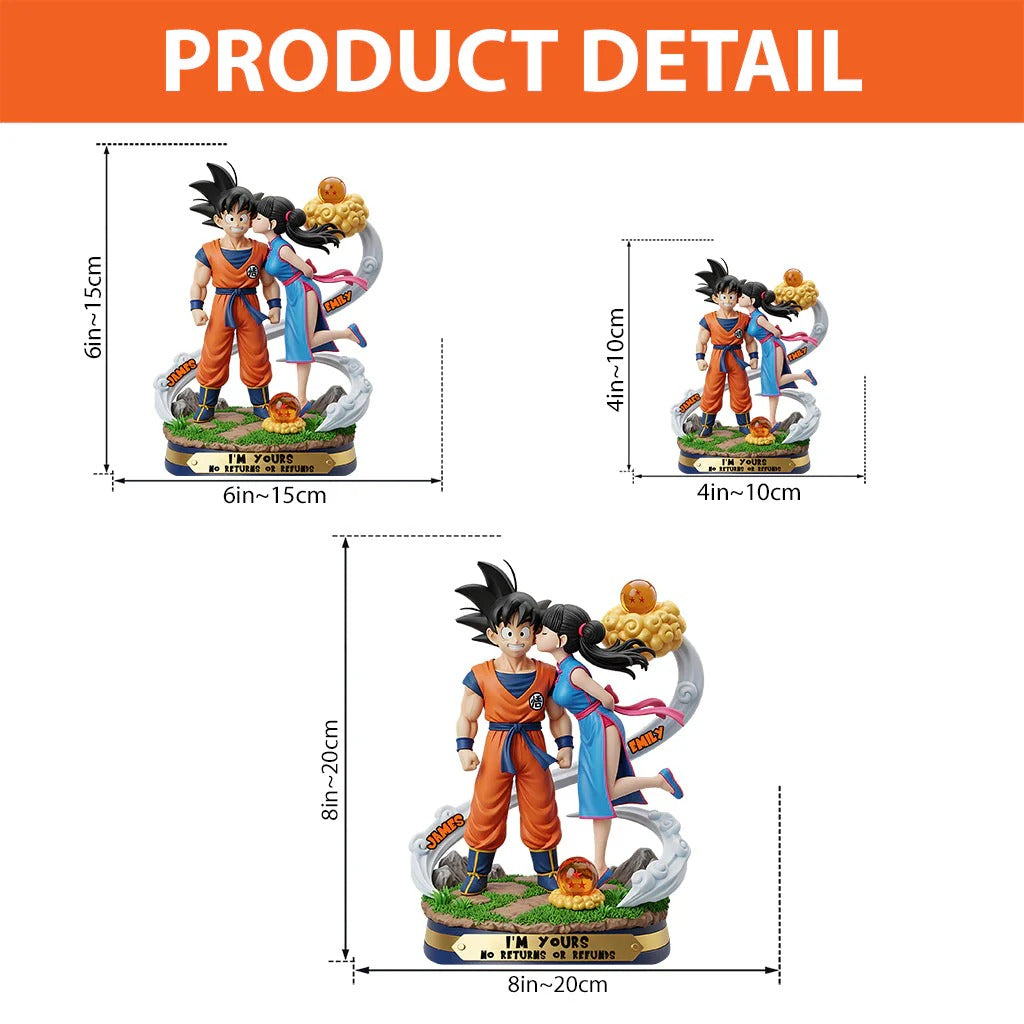 Happy Anniversary Manga Couple - Personalized Anime Custom Shaped Acrylic Plaque