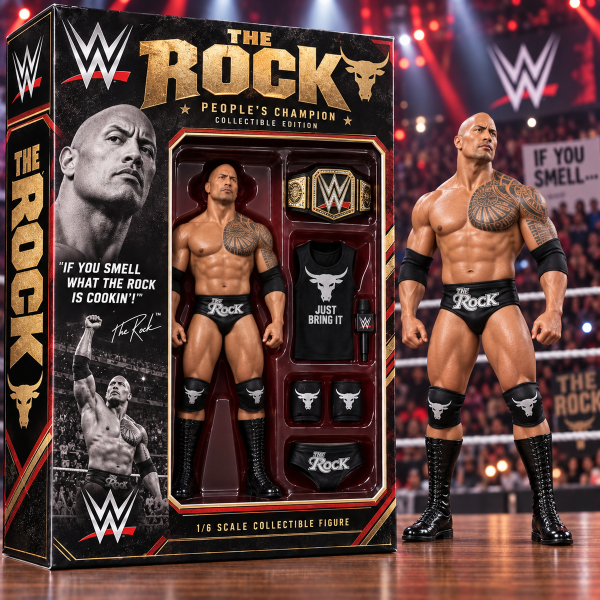 Elite Ring Champion Legend Acrylic Plaque – Wrestling Legend Collector Gift
