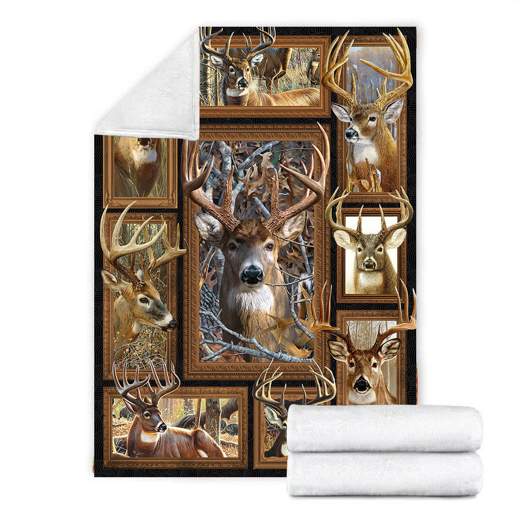 Deer 3D Fleece Blanket