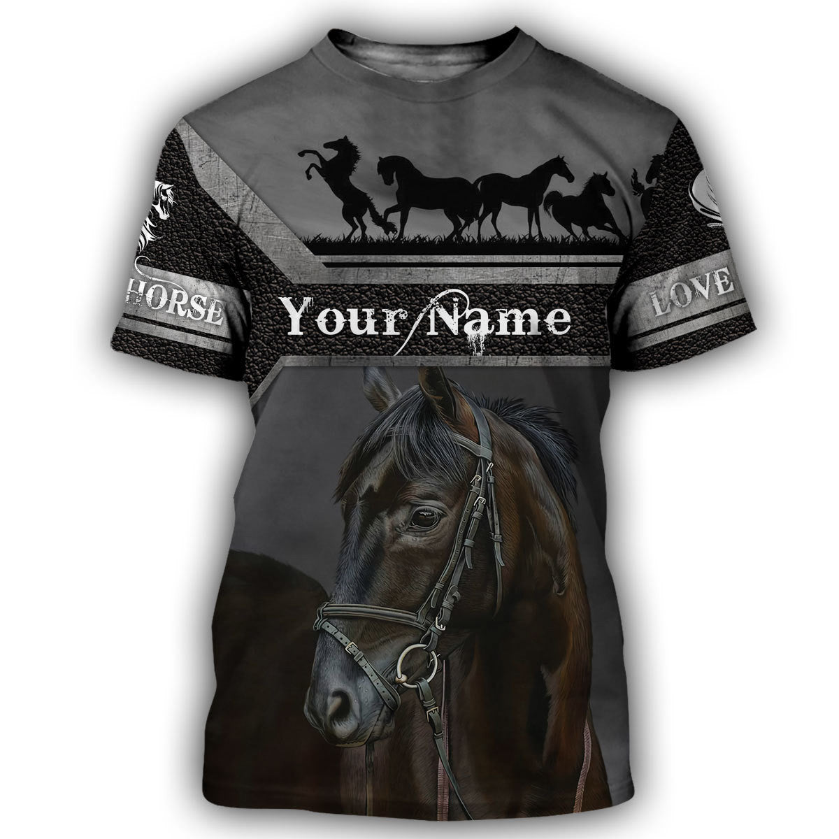 Personalized Name Horse AK54 All Over Printed Unisex Shirt