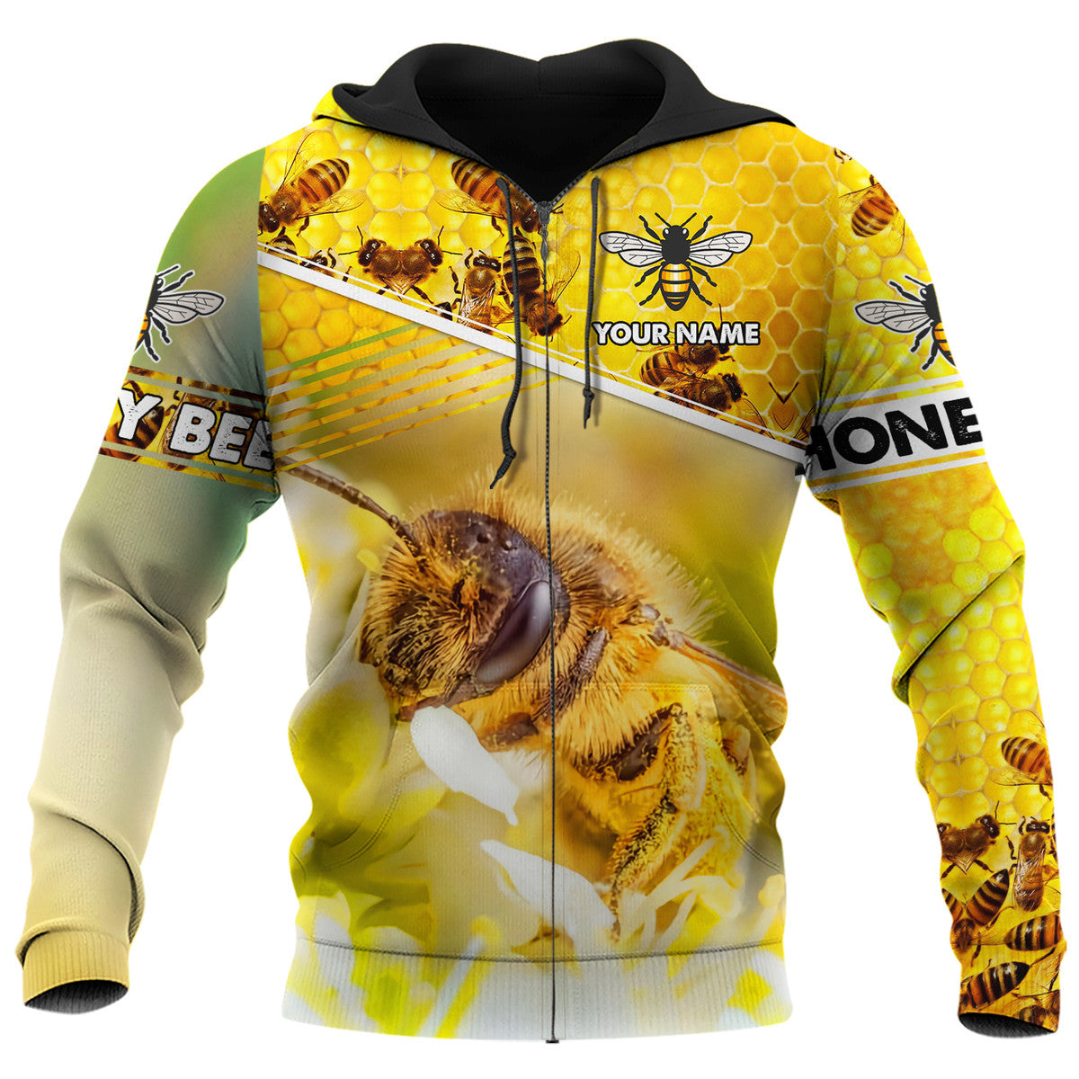 Personalized Name Honey Bee 13 All Over Printed Unisex Shirt Q180501