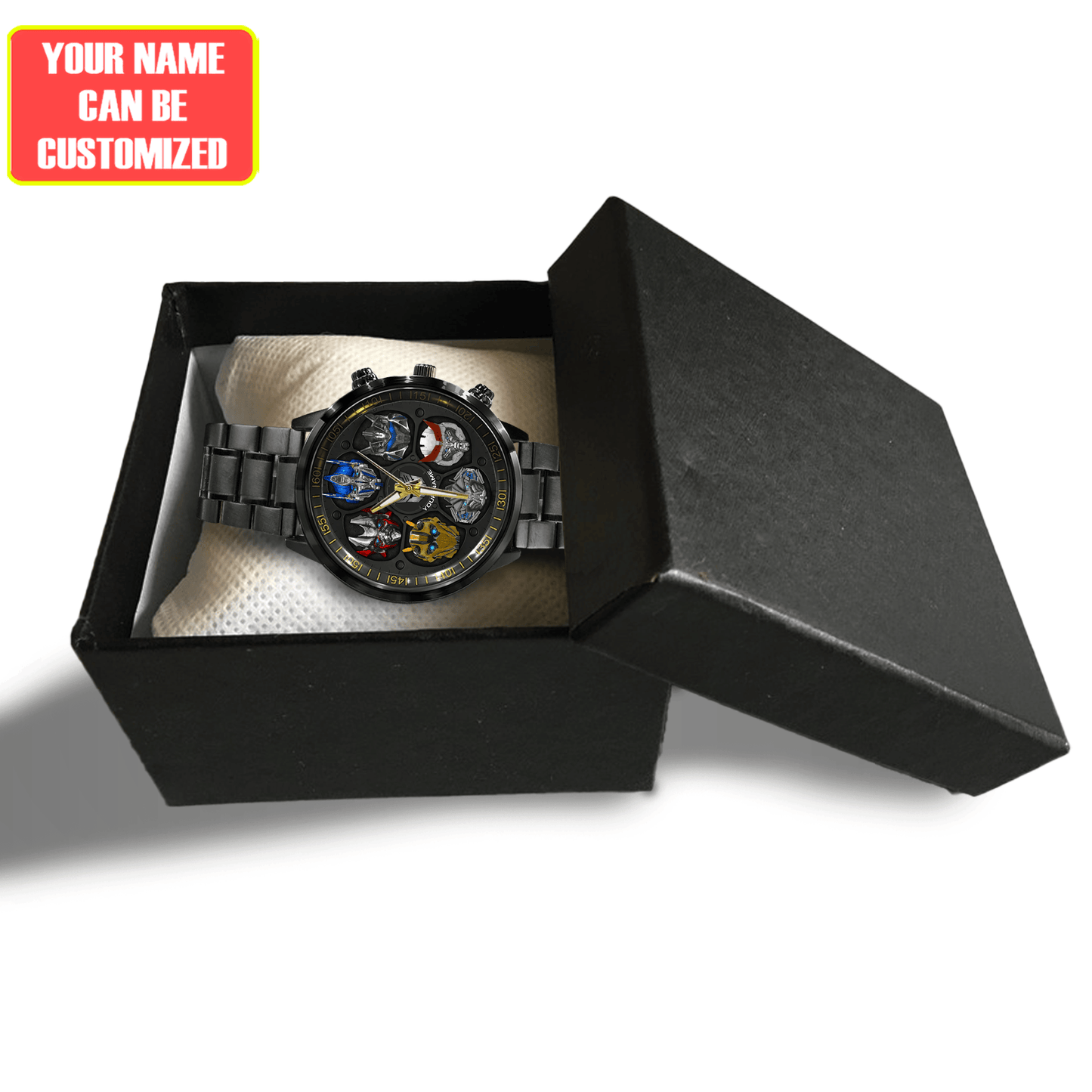 Personalized Autobot Luxury Stainless Steel Watch