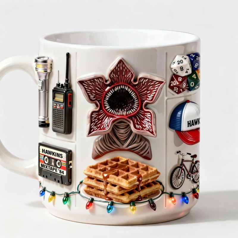 Retro Horror Adventure Coffee Mug - Personalized Gift For Fantasy Lovers