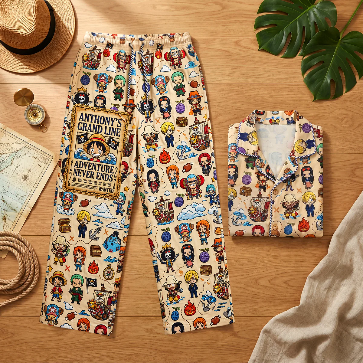 Ocean Adventure Pajama - Personalized Gifts, Gift For Movie Fans