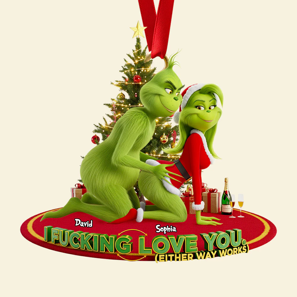 Personalized Gifts For Couple Christmas Ornament