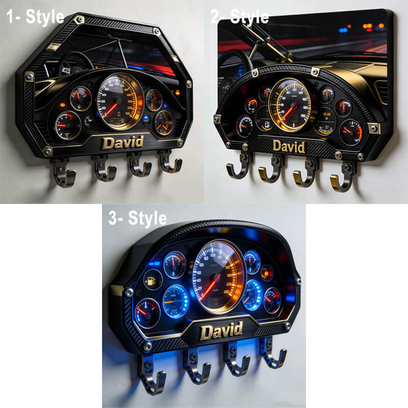Personalized Racing Car Dashboard Theme Hooks