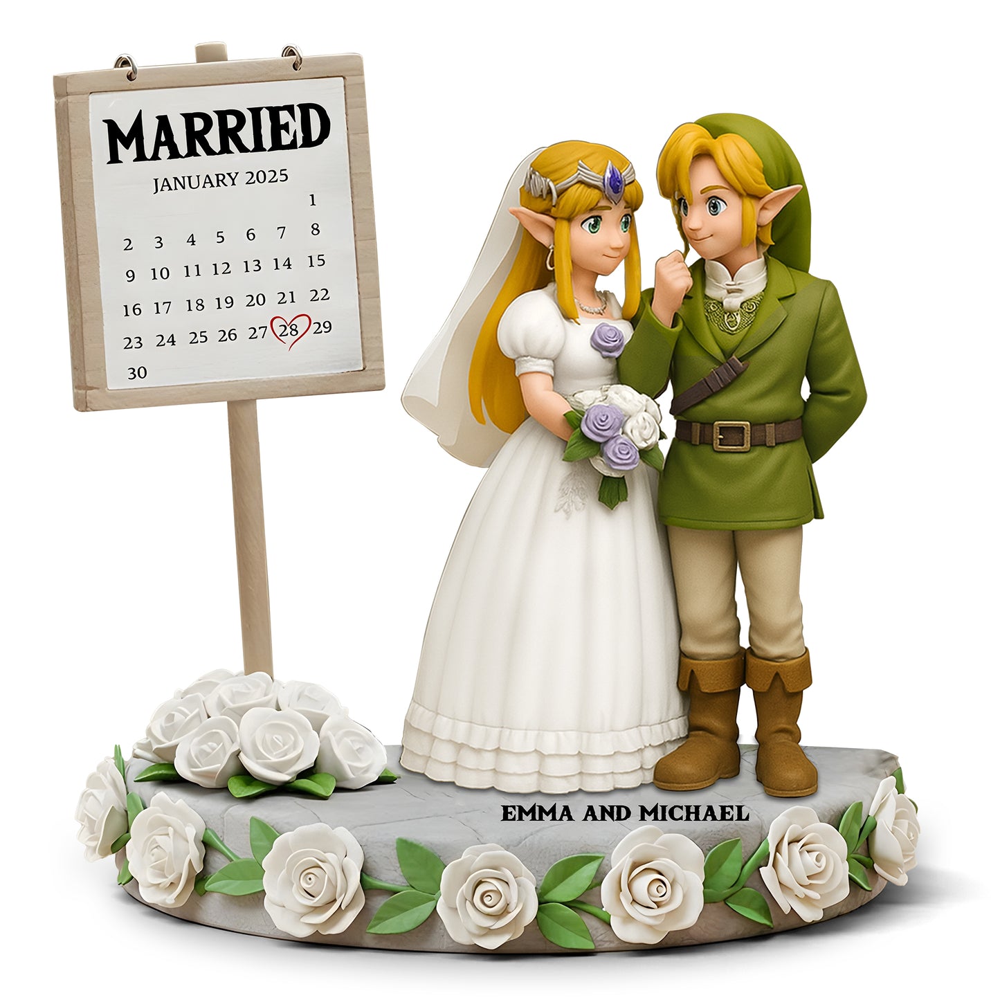 Happy Anniversary Legend Couple - Personalized Legend Custom Shaped Acrylic Plaque