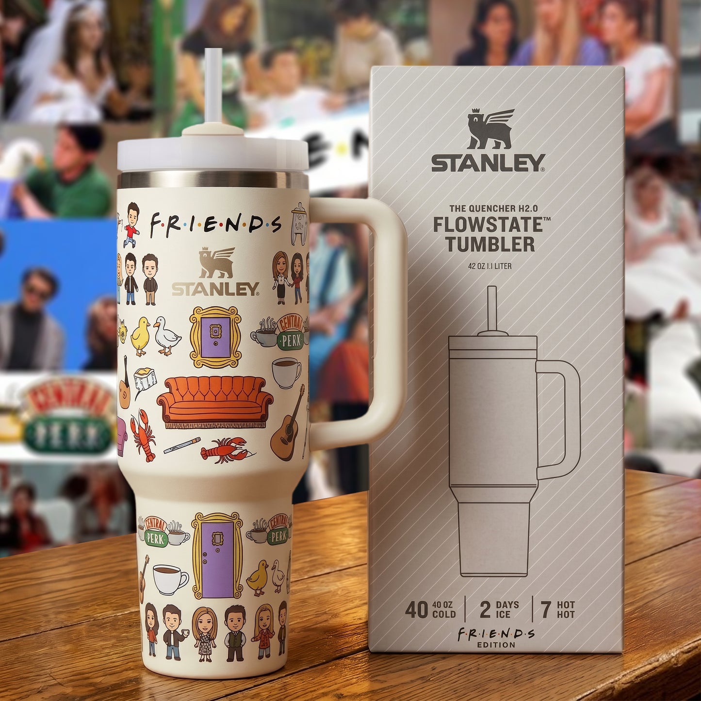 Retro Sitcom Insulated Tumbler, Classic TV Show Inspired Tumbler