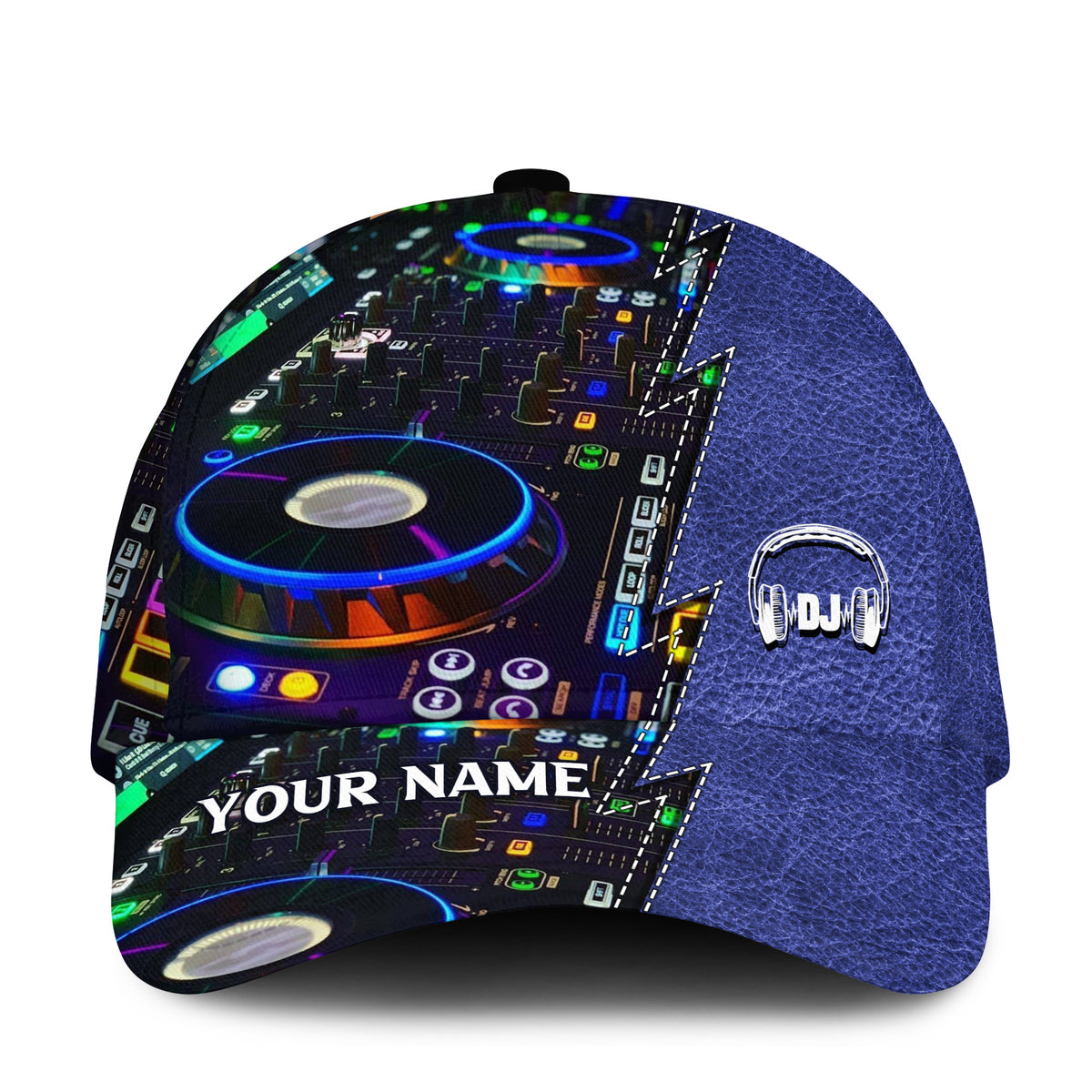 Personalized Name Disc Jockey Q6 Classic Cap Q060909