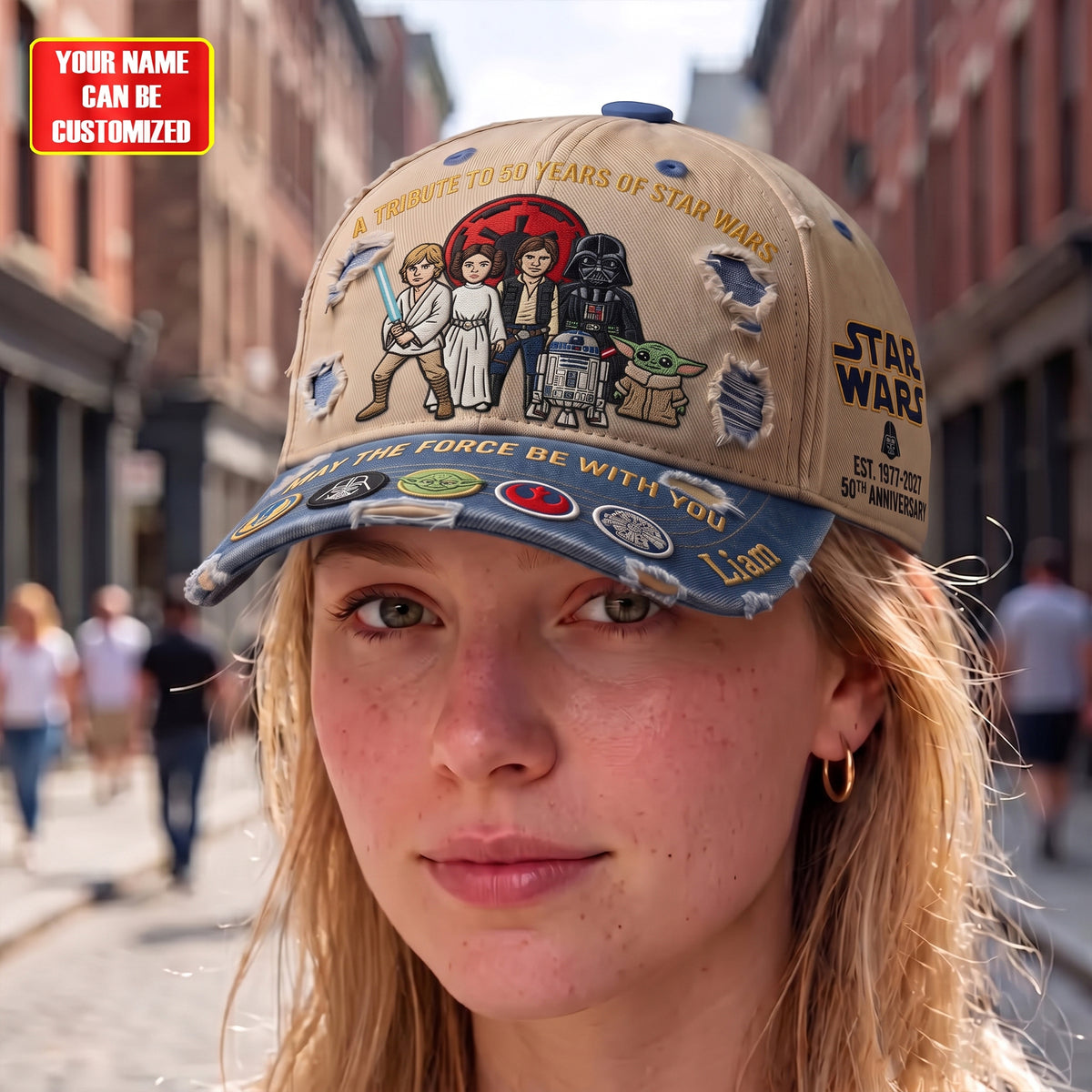 SW Celebrate 50 Years Of Legend - Personalized Classic Cap, Gift For Movie Fans