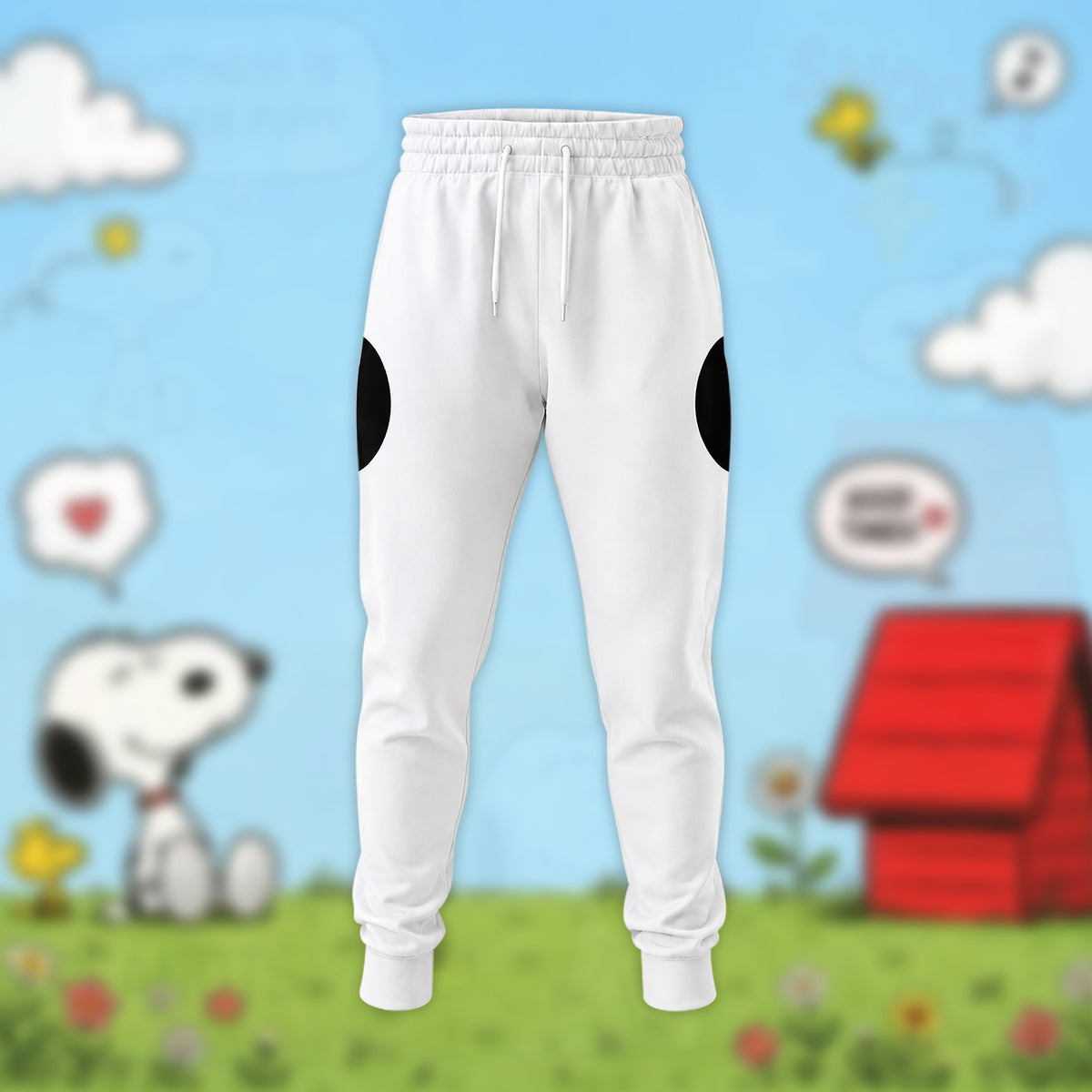 Cartoon Puppy Costume Hoodie Sweatpant, Cartoon Costume Hoodie