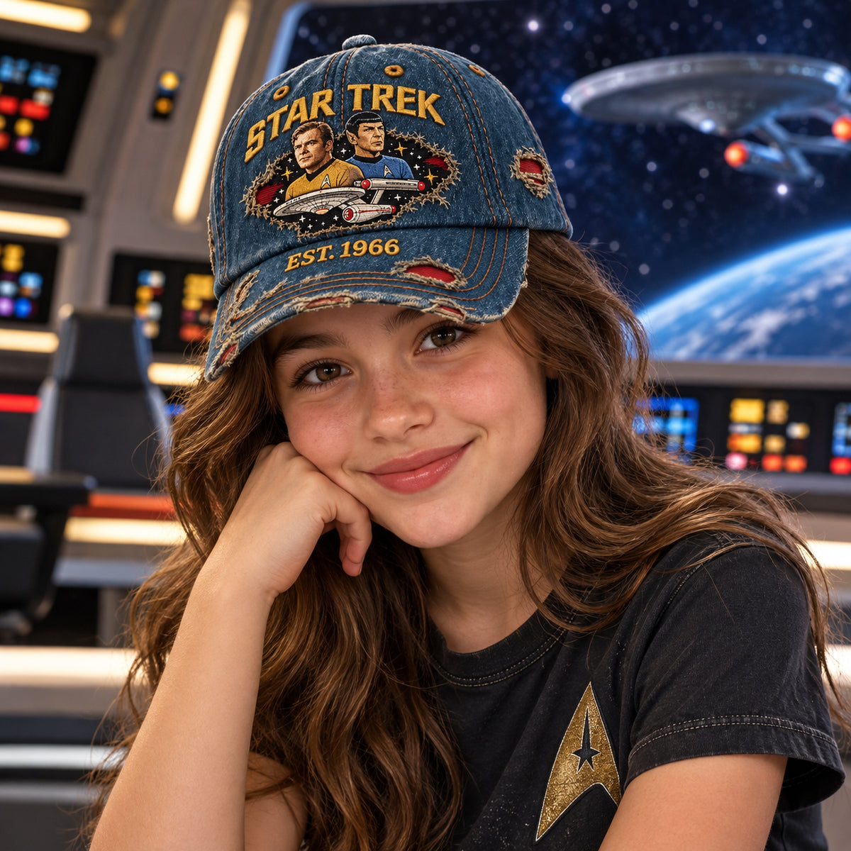 Retro Galaxy Explorers Cap - Personalized Classic Cap, Gift For TV Show Fans