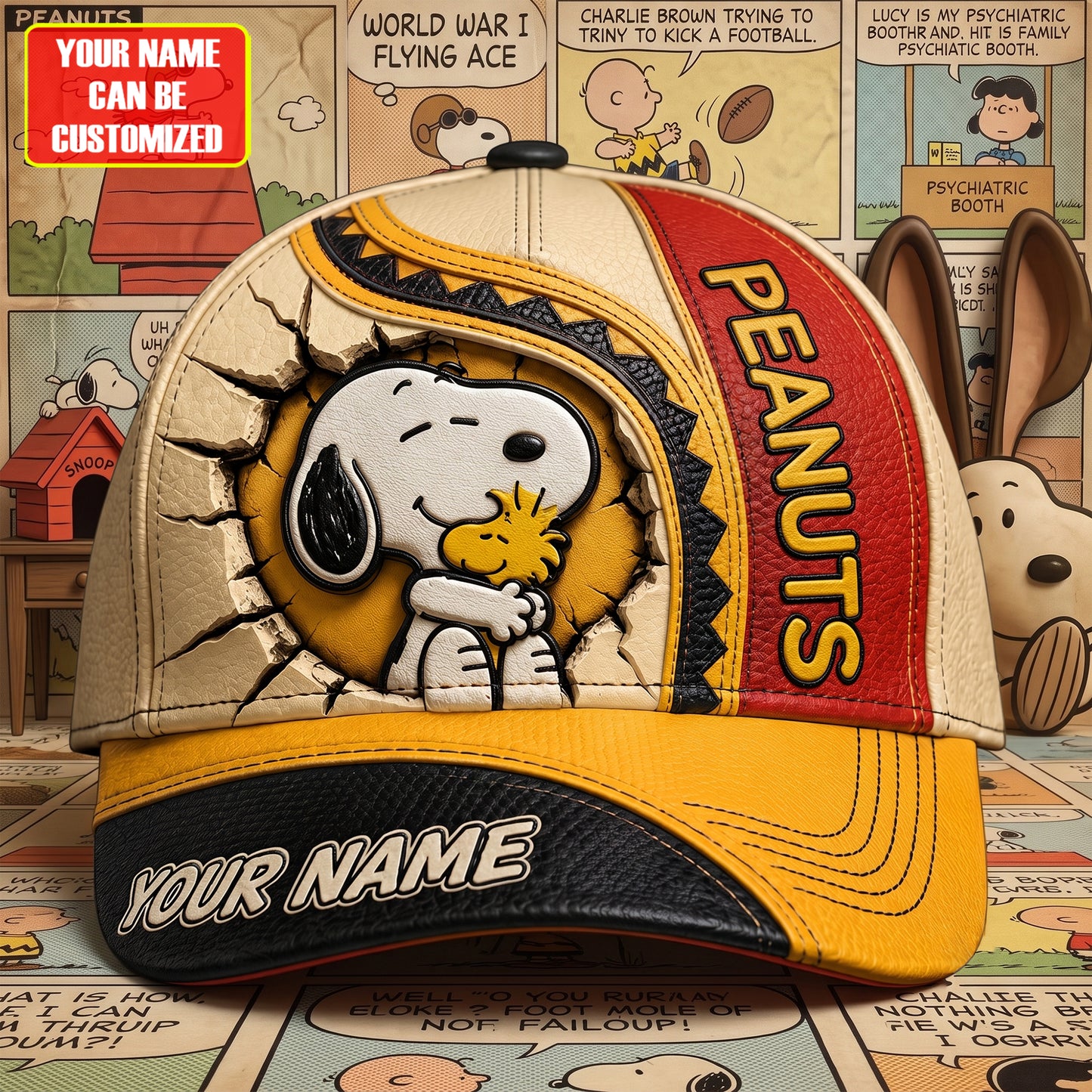 Best Friends Forever Puppy & Bird Cap – Custom Name Edition