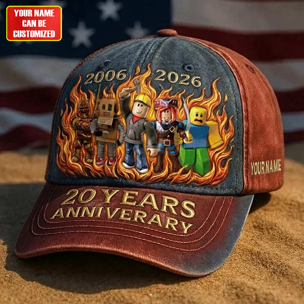 20 Years of Adventure – Personalized Gamer Custom Name Cap