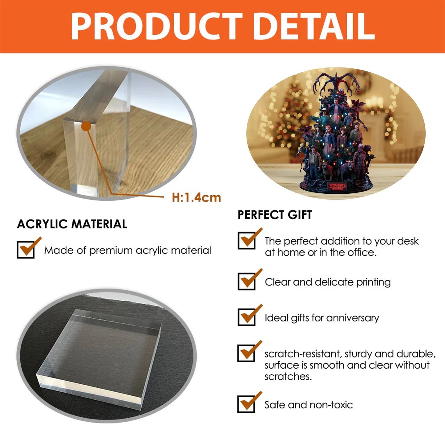 One Last Adventure – Personalized Strange Movie Custom Shaped Acrylic Plaque