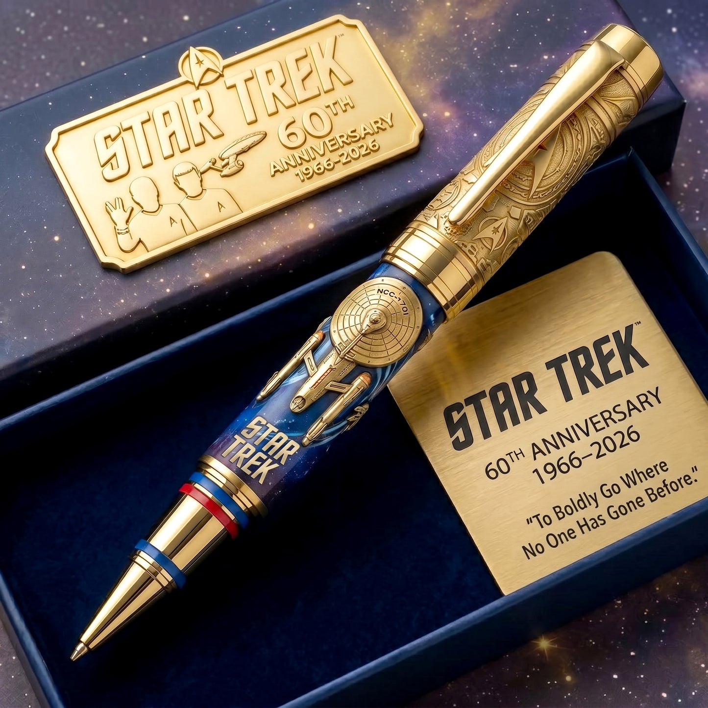 Space Fleet Anniversary - Personalized Galaxy Fleet Pen