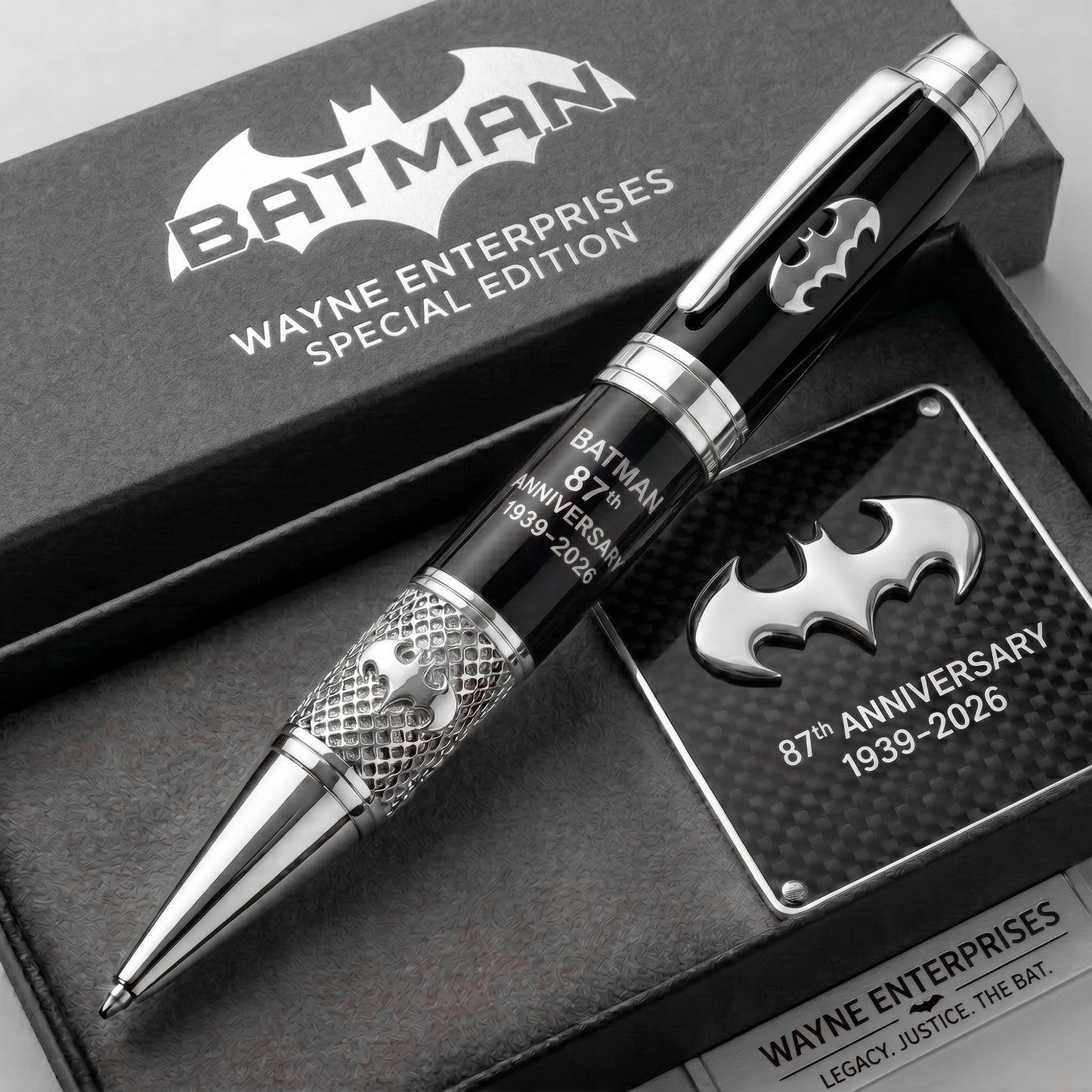Gothic Bat – Luxury Hero Style Writing Pen Gift for Fans