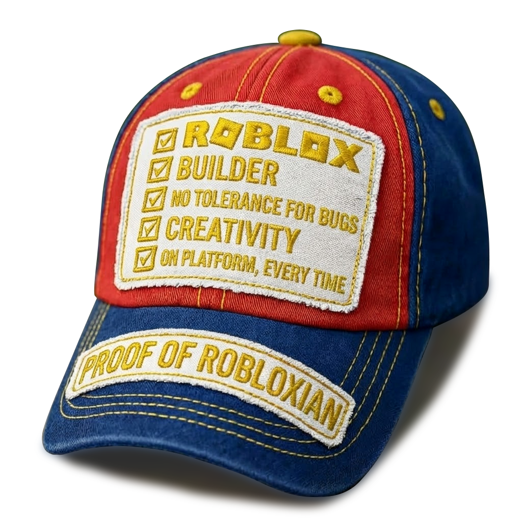 Builder Mode On – Personalized Gamer Custom Name Cap