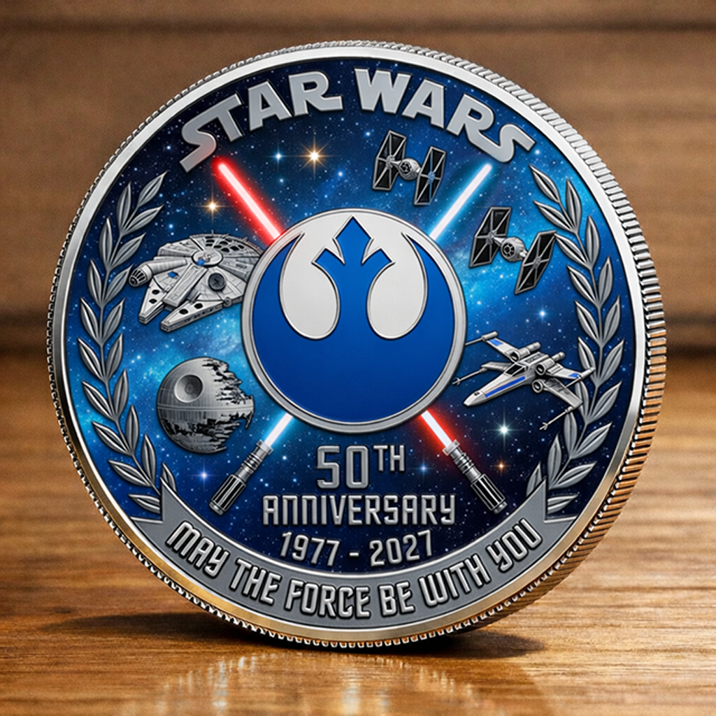 Galaxy Space Saga 50th Anniversary Commemorative Coin – Limited Collector Edition