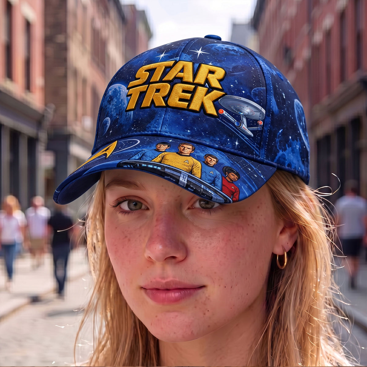 Cosmic Starship Crew Cap – Retro Space Explorer Hat