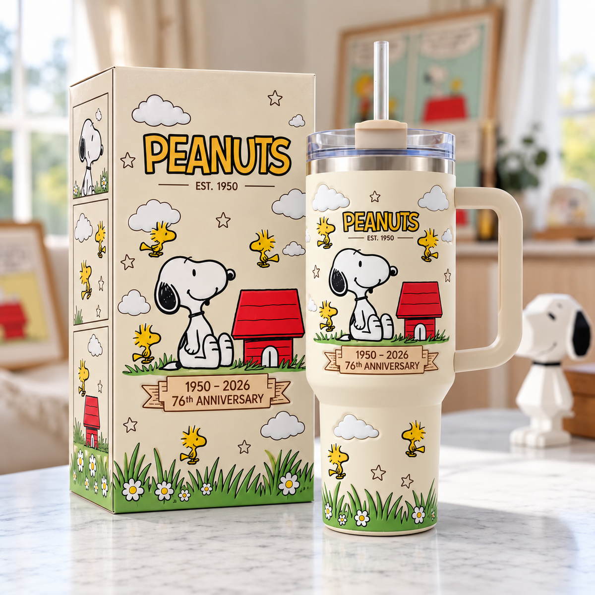 Classic Cartoon Friends 76th Anniversary Tumbler