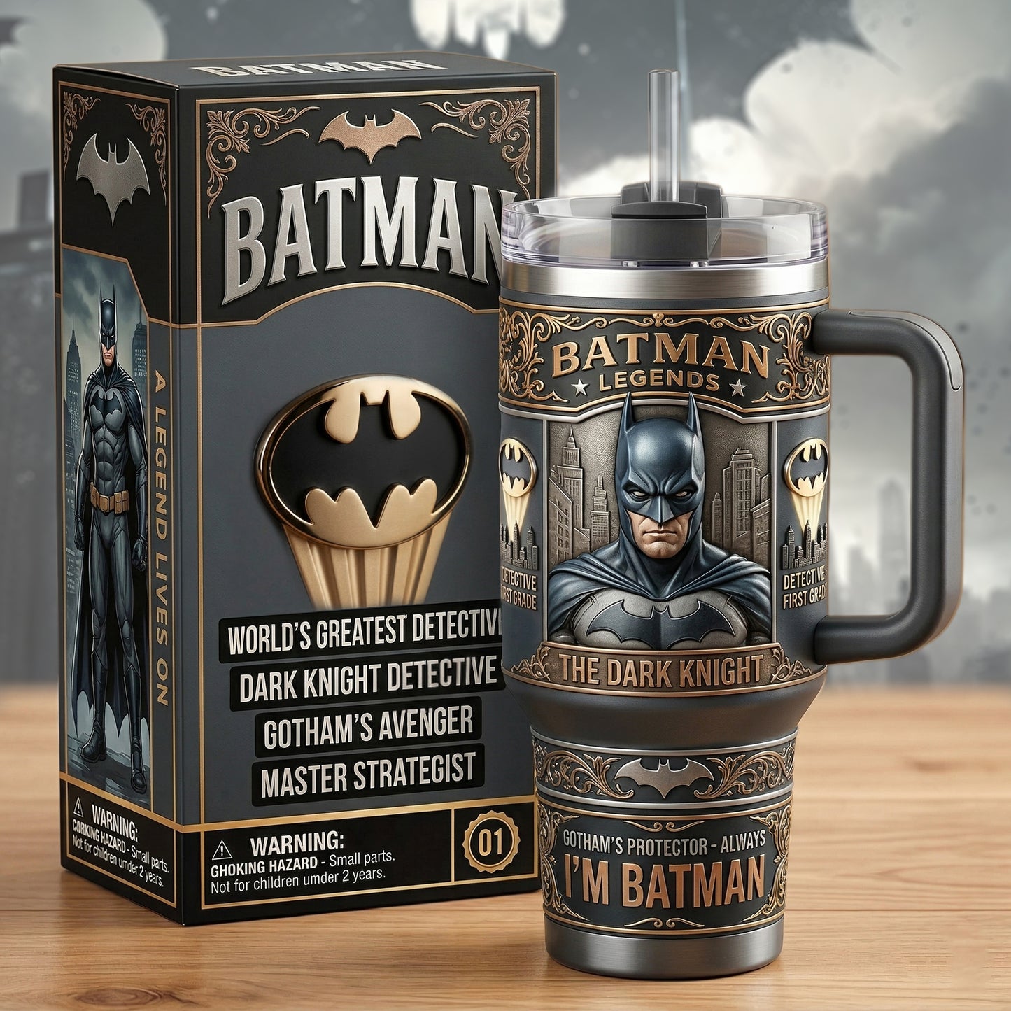 Gothamm Protector 3 - Dark Knight Insulated Tumbler