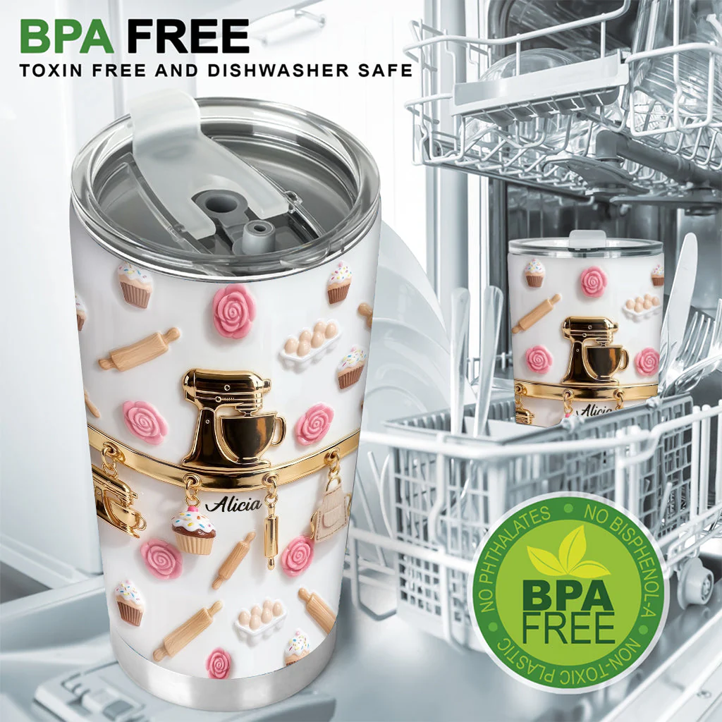Perfect Gift For Baking Lovers - Personalized Baking Tumbler