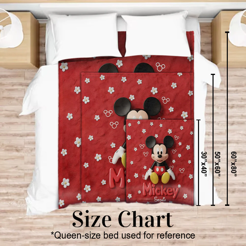 Magical Friends 2 - Personalized Mouse Blanket