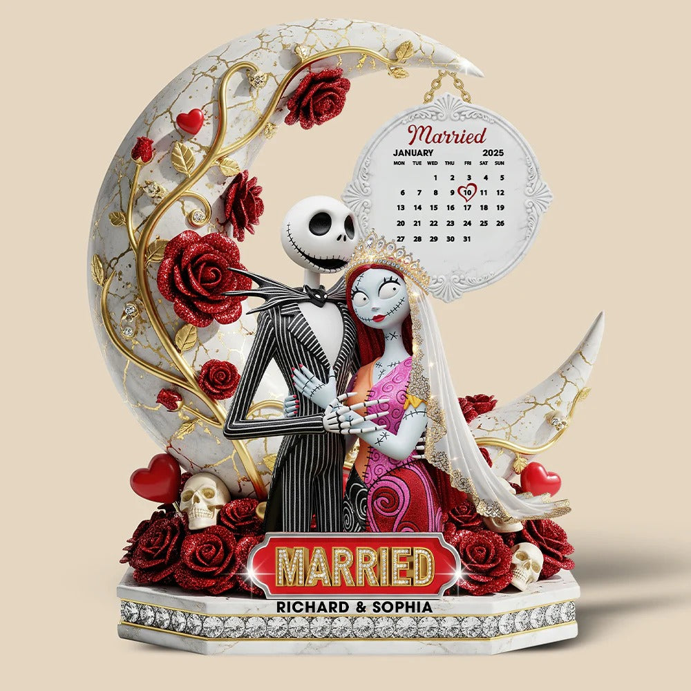 Married Couple Acrylic Plaque - Personalized Gifts For Couple