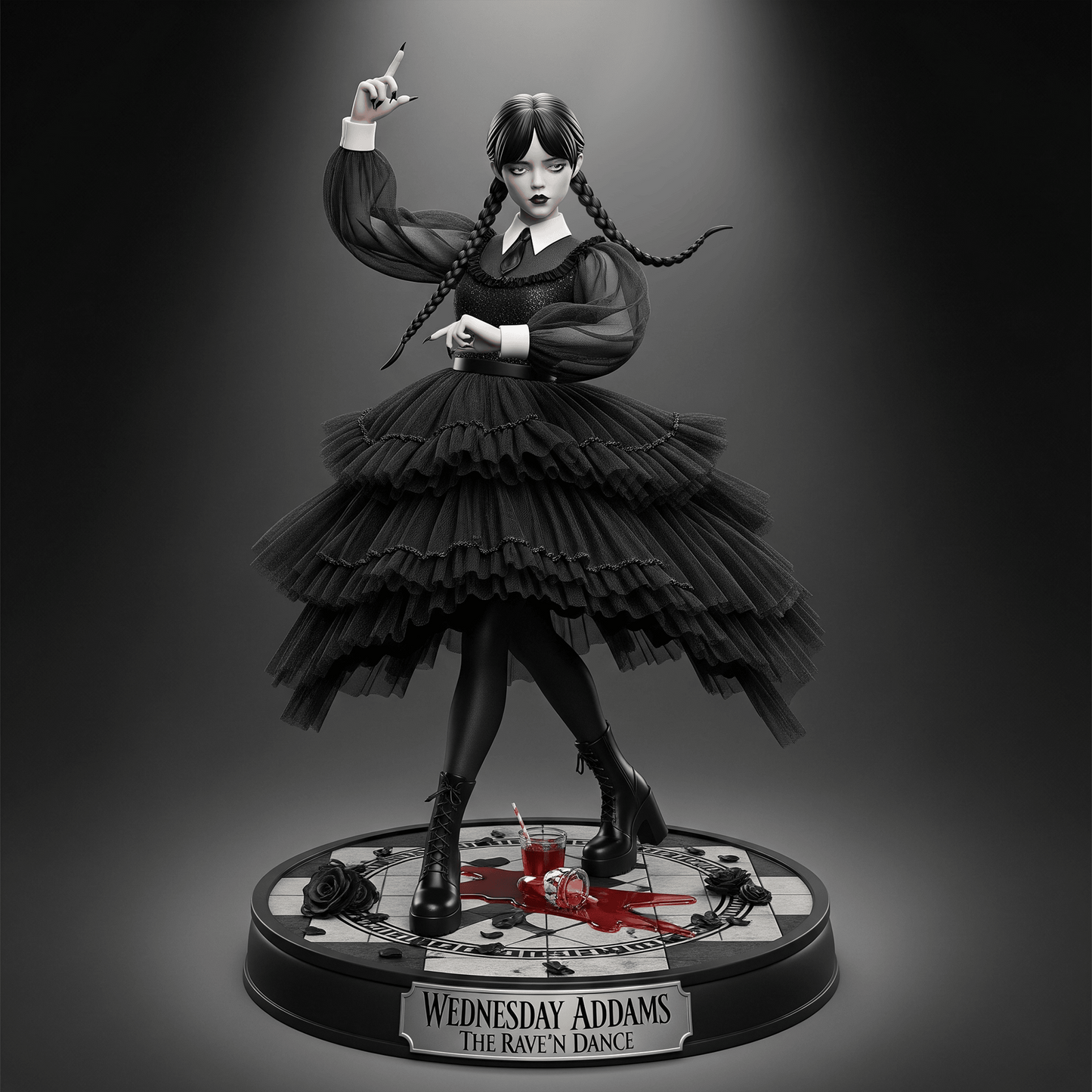 Gothic Girl Character - Personalized Custom Shaped Acrylci Plaque