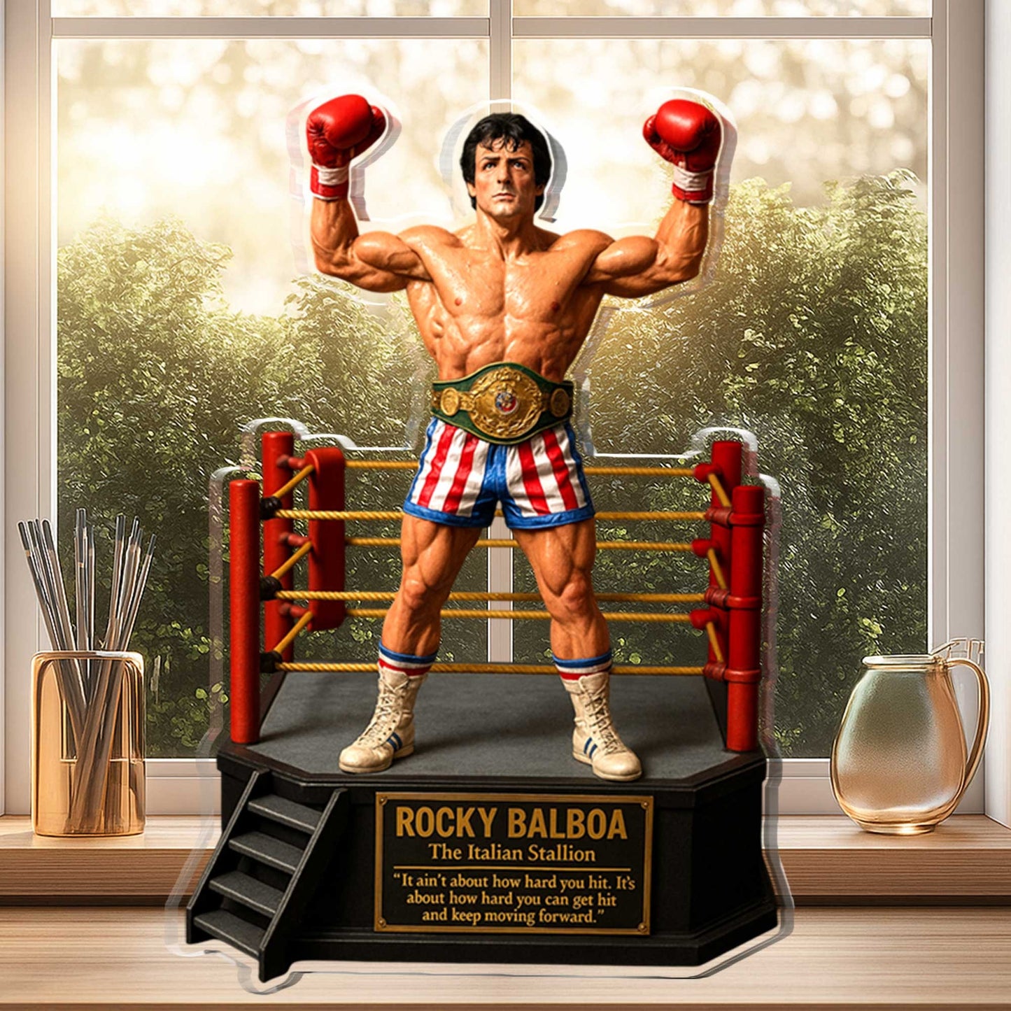 Famous Boxer - Trending Custom Shaped Acrylic Plaque