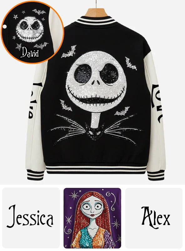 Till Death Do Us Part - Personalized Nightmare Varsity Jacket
