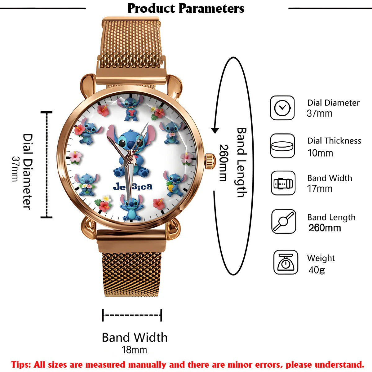 Ohana Means Family - Personalized Ohana Women Hand Watch