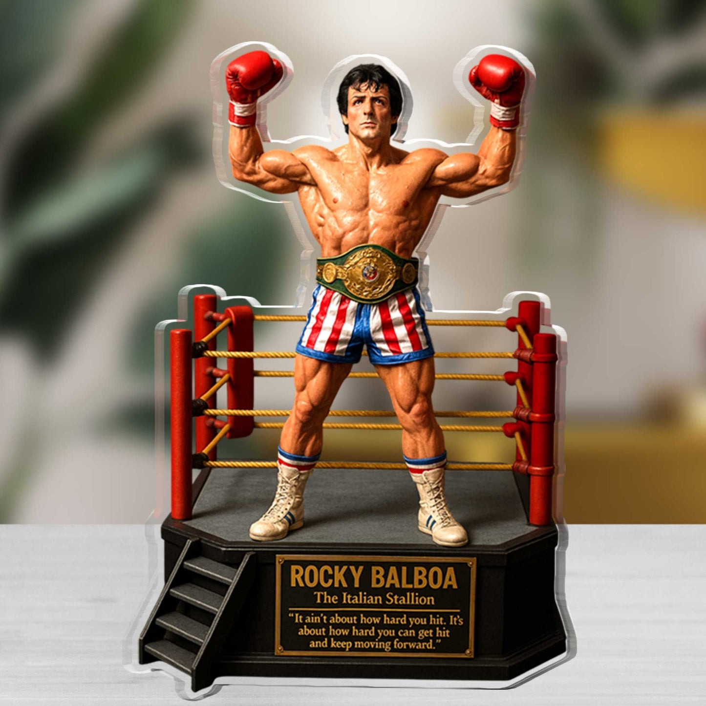 Famous Boxer - Trending Custom Shaped Acrylic Plaque