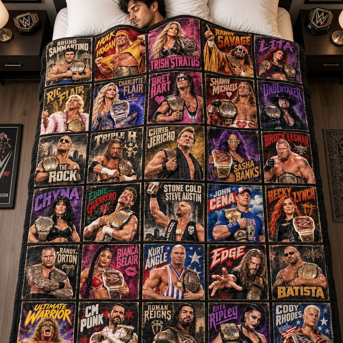 Champions Poster Blanket - Personalized Gifts