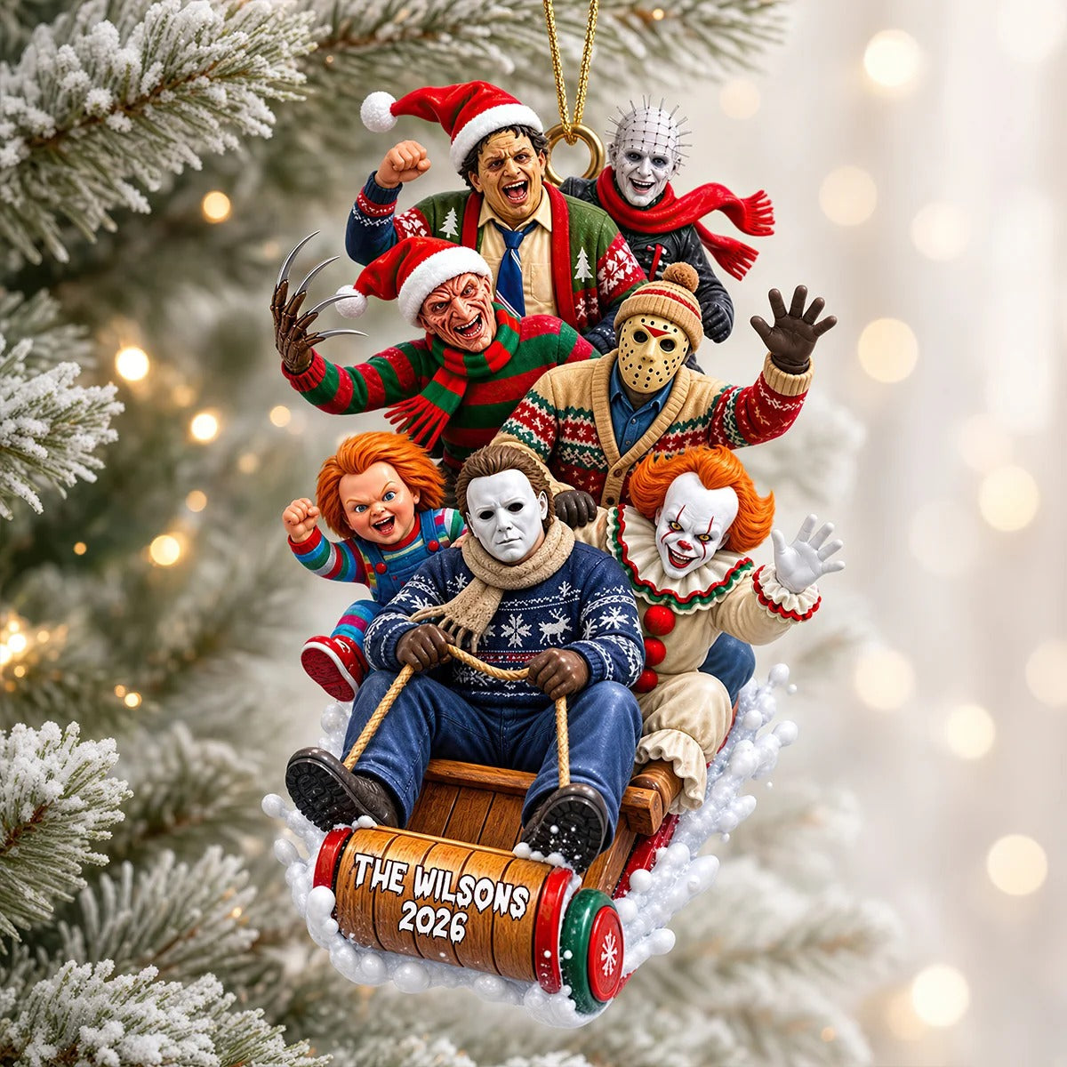 Christmas Squad Ornament - Personalized Gifts For Christmas Ornament
