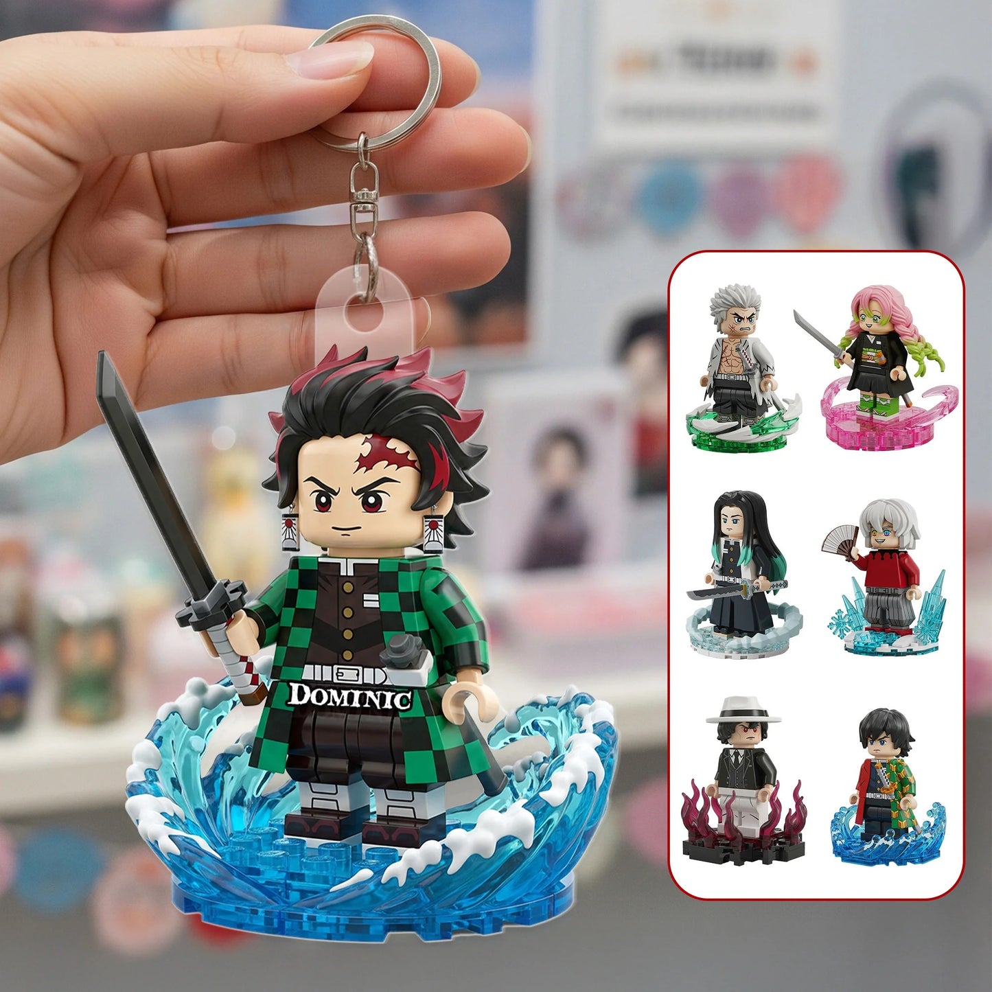Personalized Gifts For Fans - Darkness Hunter Custom Shape Acrylic Keychain