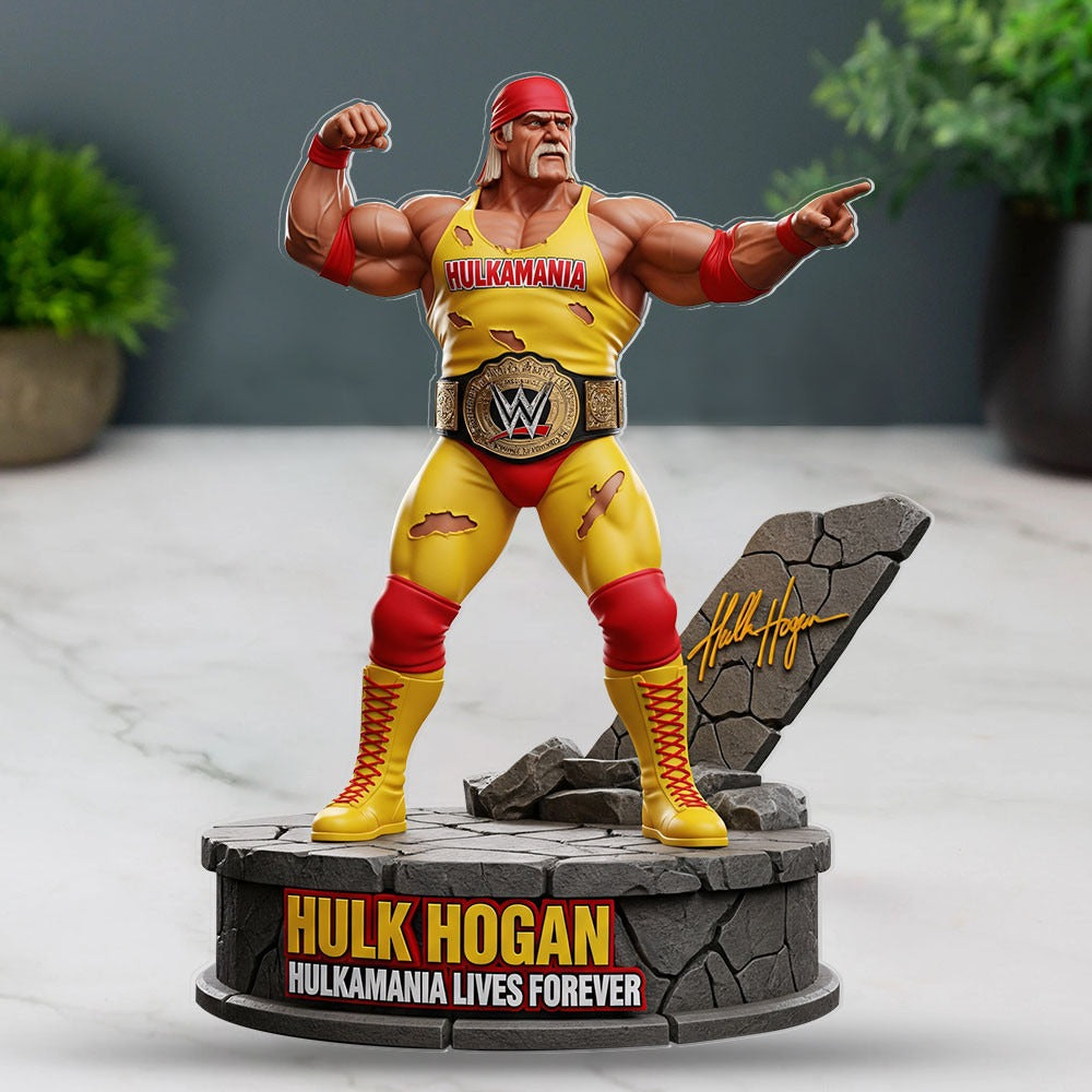 Forever Wrestling Legend 2 - Trending Custom Shaped Acrylic Plaque