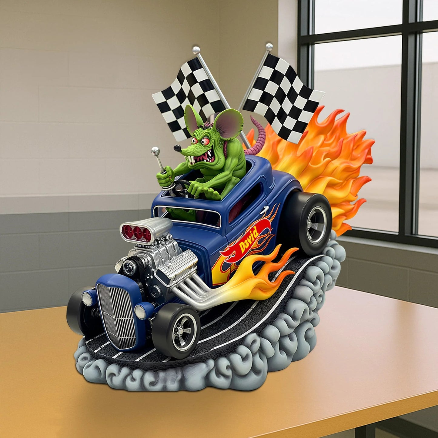 Personalized Gift For Hot Rod Lovers Acrylic Plaque, Hot Rod Racing