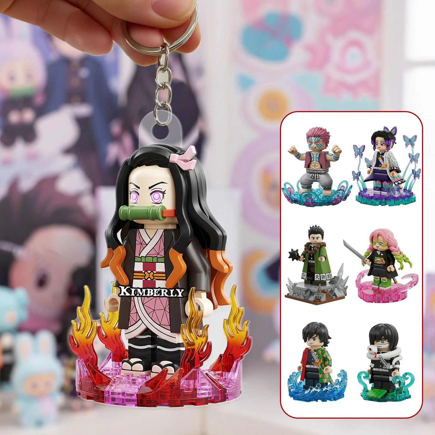 Personalized Gifts For Fans - Darkness Hunter Custom Shape Acrylic Keychain