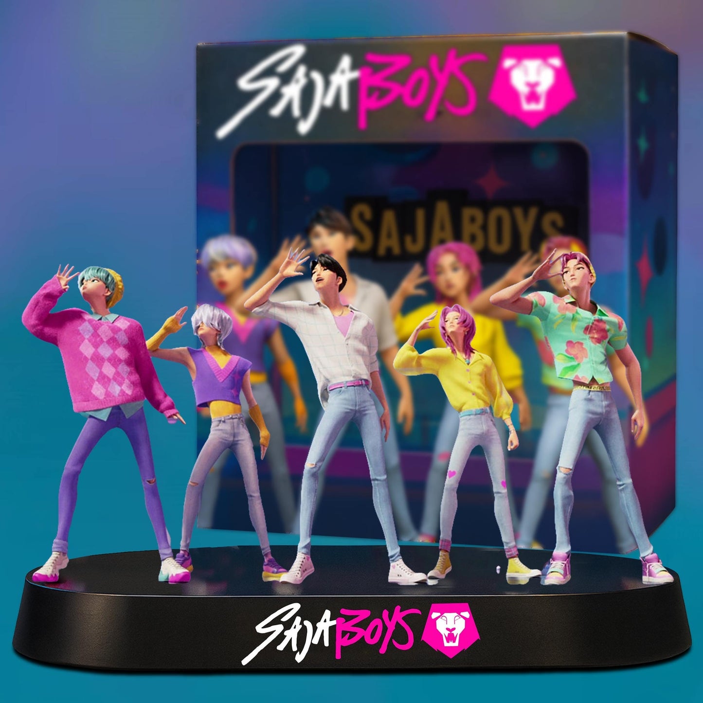 Kpop Hunters Boys Band - Trending Custom Shaped Acrylic Plaque
