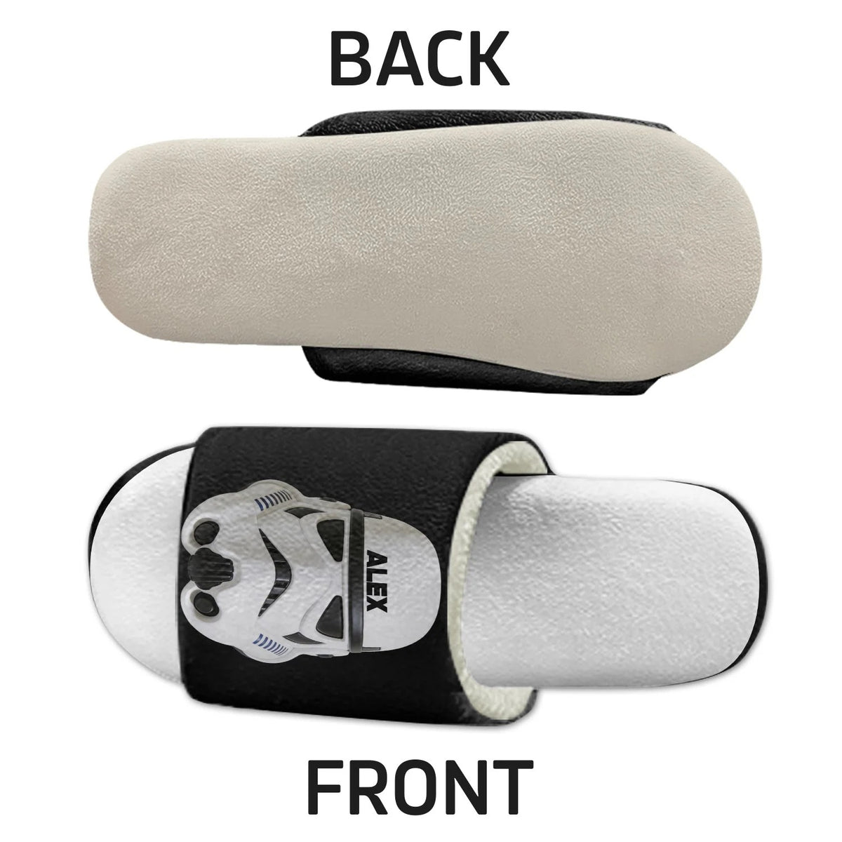 Galaxy Character - Personalized The Force Open-Toe Slippers