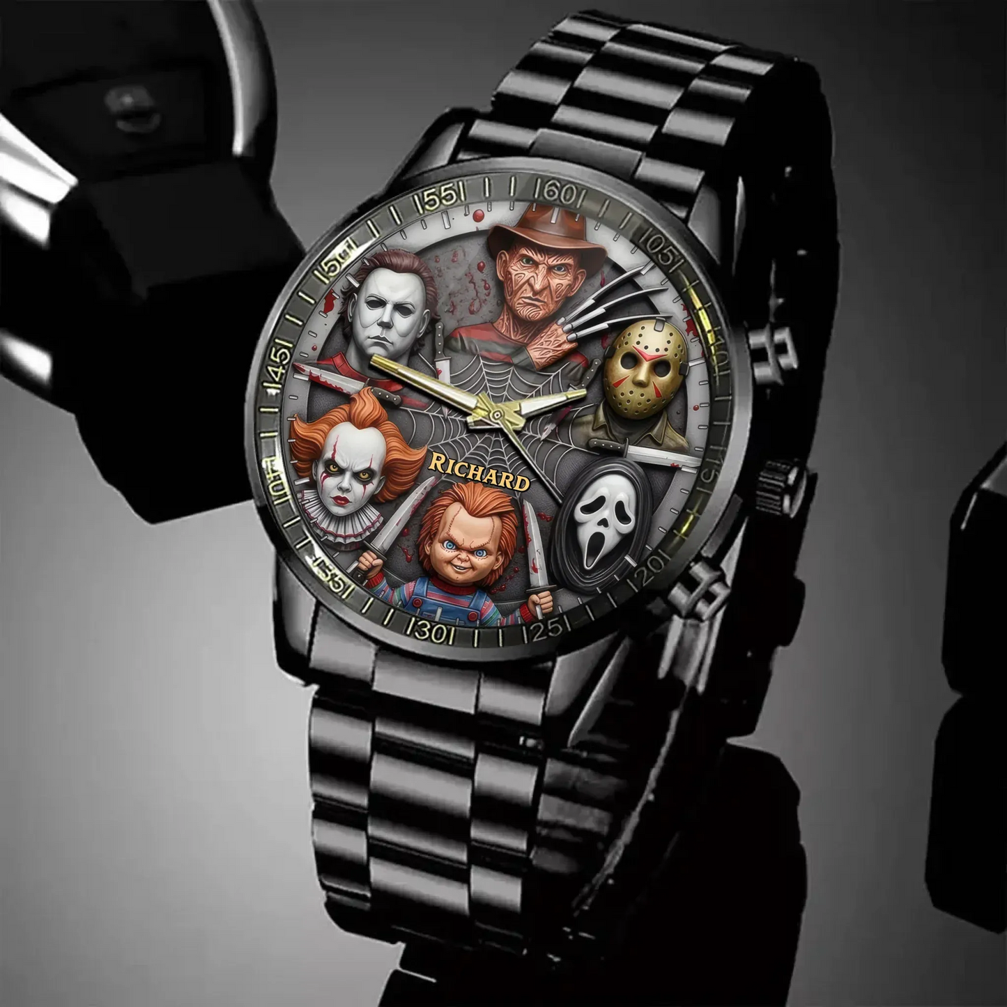 Legendary Horror Characters Watch, Personalized Gifts For Horror Movie Fans