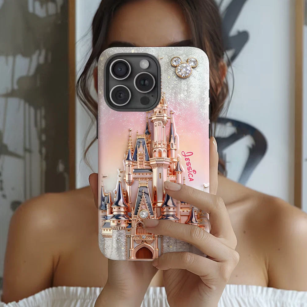 Personalized Magic Castle Phone Case - Custom Name Princess Full Print Case