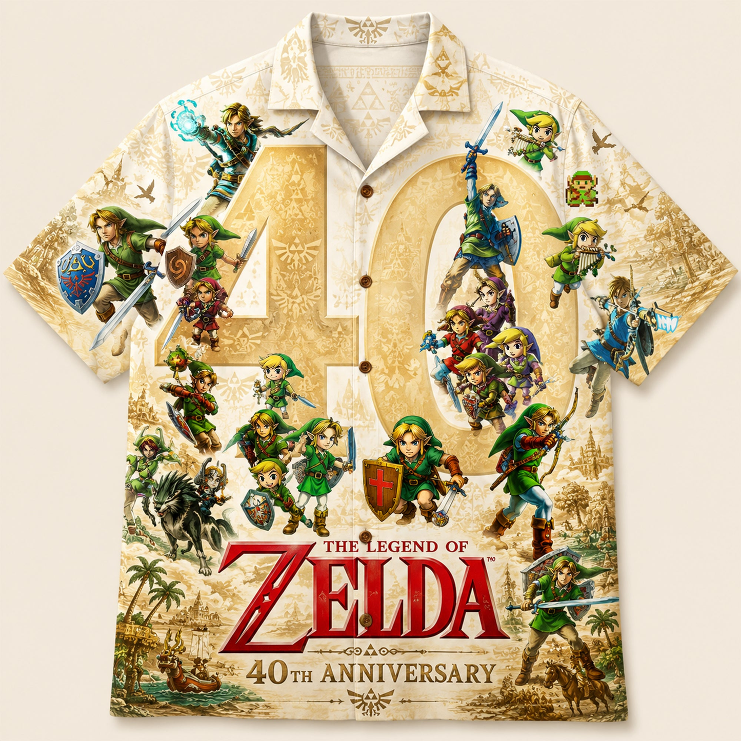 Legendary Adventure 40th Anniversary Hawaiian Shirt - Personalized Gifts