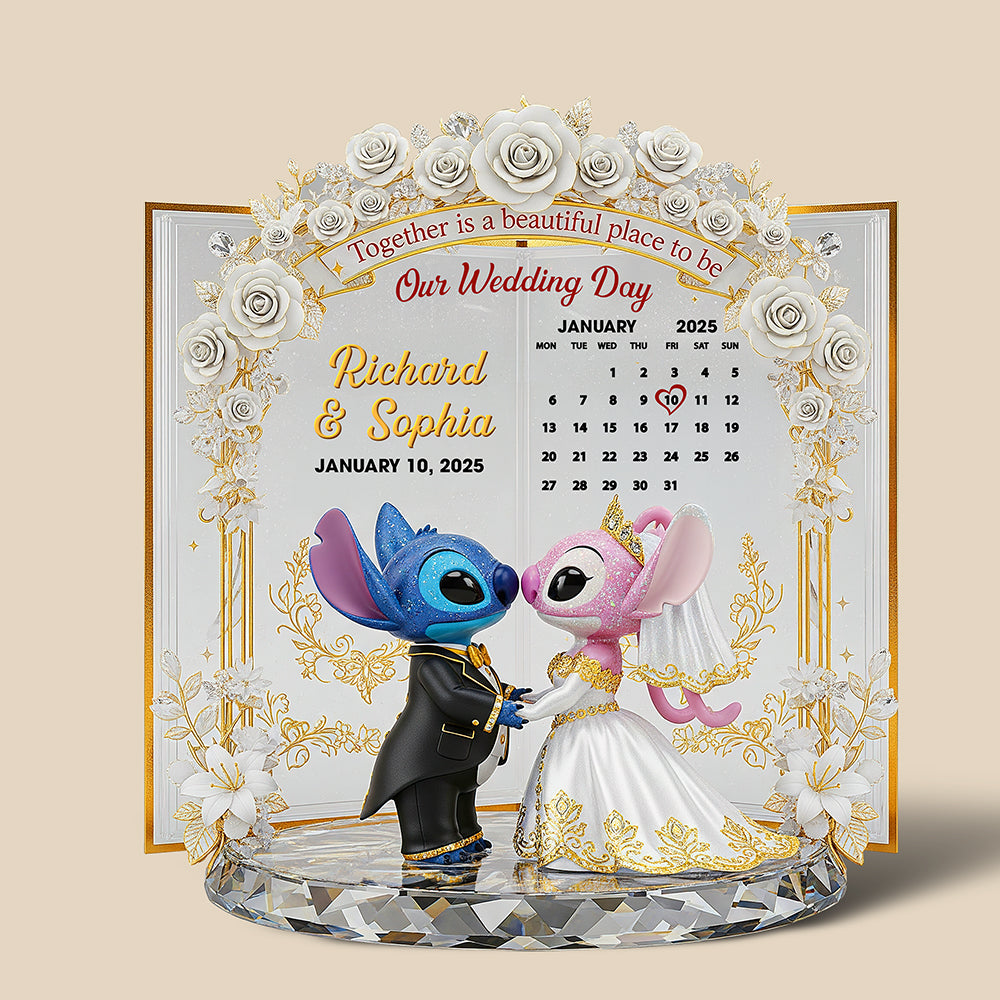 Wedding Couple Plaque - Personalized Gifts For Couple