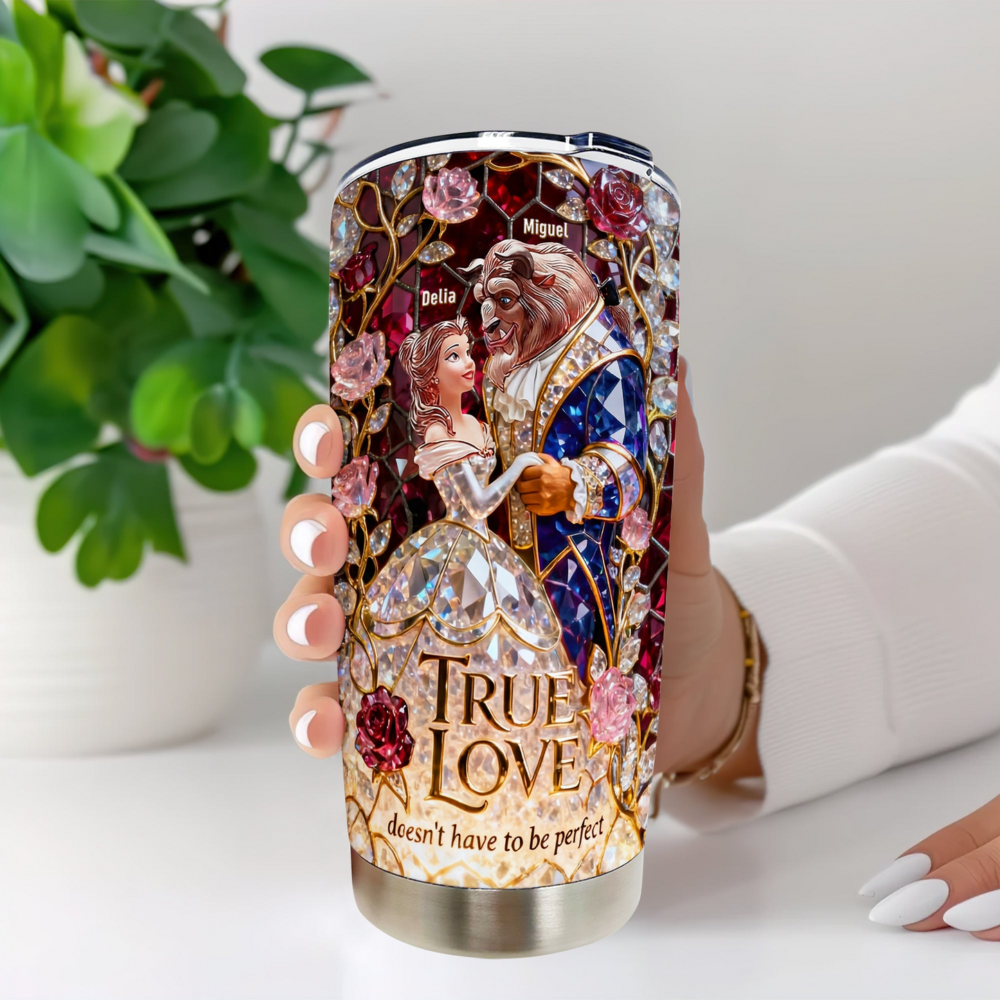 Romantic Couple Tumbler - Personalized Gifts For Couple